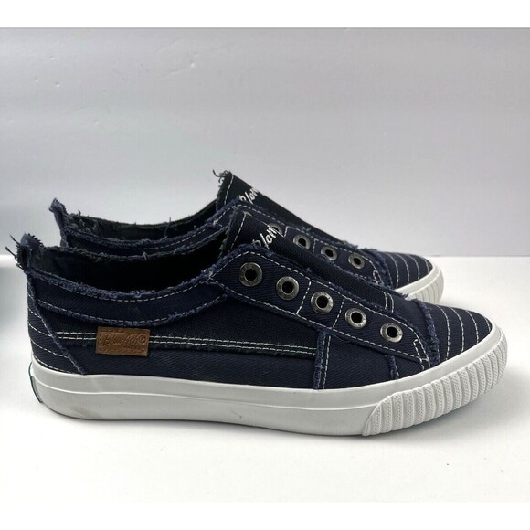 Pure Navy Hipster Smoked Twill Mesh Sneakers Size 8 - Picture 6 of 14